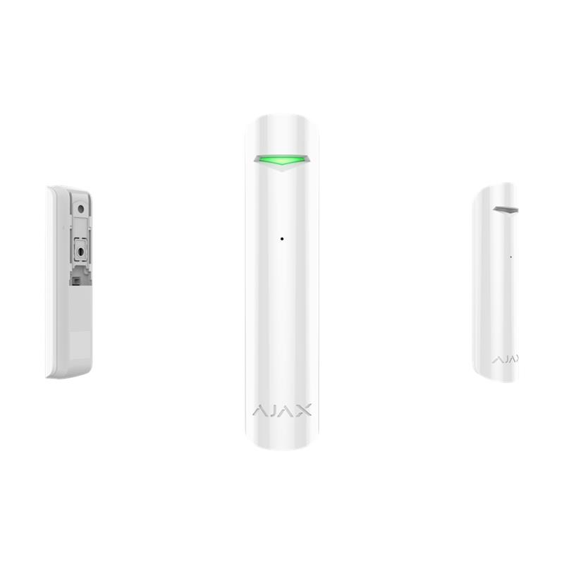 AJAX GLASSPROTECT CAM KIRILMA 180 DERECE ALGILAMA KABLOSUZ DEDEKTÖR BEYAZ RENK