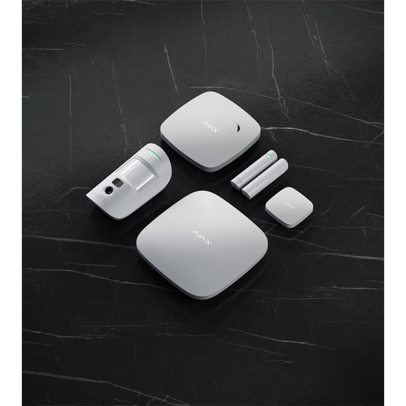 AJAX STARTERKIT CAM 2G GSM/GPRS KABLOSUZ ALARM SETİ BEYAZ RENK (KAMERALI PIR DESTEKLİ)