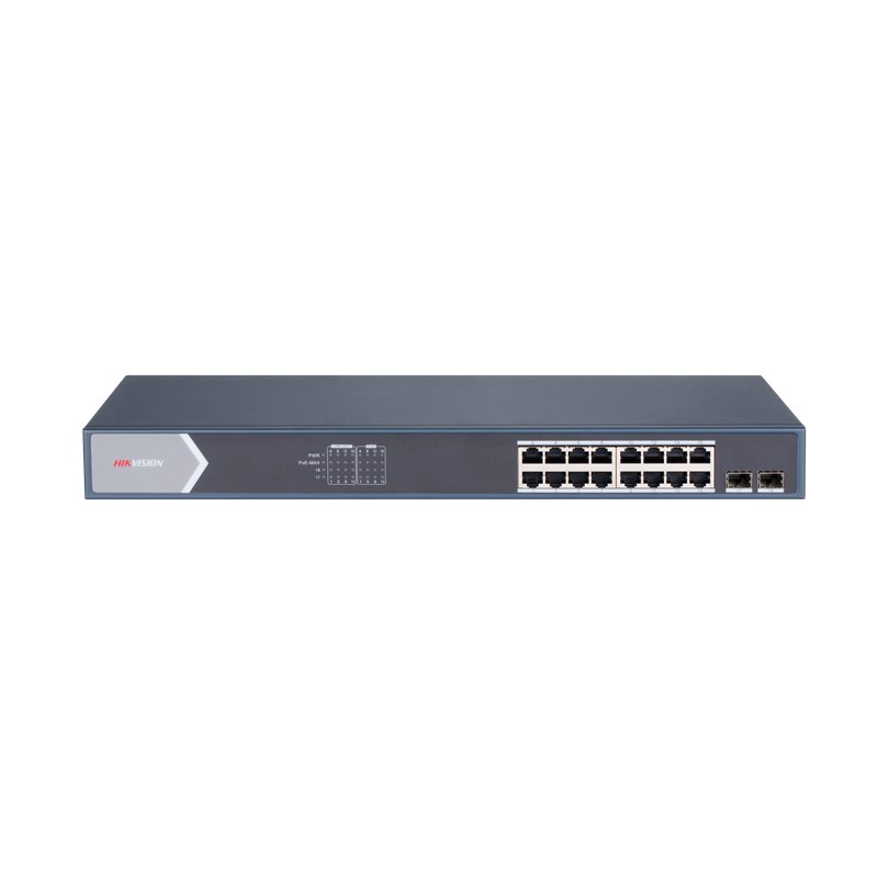 HIKVISION DS-3E1518P-SI 16 PORT GIGABIT + 2X1GB SFP UPLINK 225W 300 METRE POE MESAFE YÖNETİLEBİLİR RACKMOUNT SWITCH