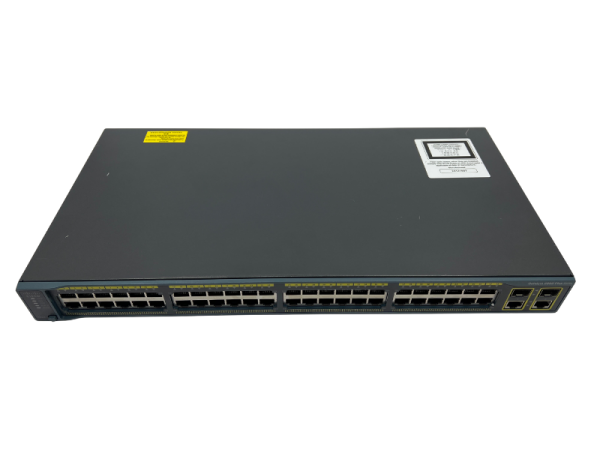 Cisco WS-C2960+48TC-L Catalyst 2960+ Serisi 48 Port 10/100 + 2 T/SFP Anahtarı (Switch)
